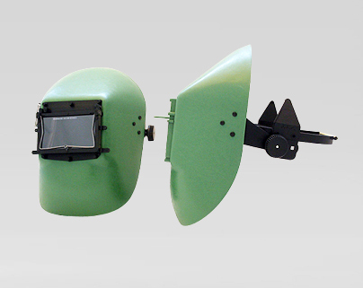 Svejsehjelme til sikkerhedshjelme og åndedrætsværn